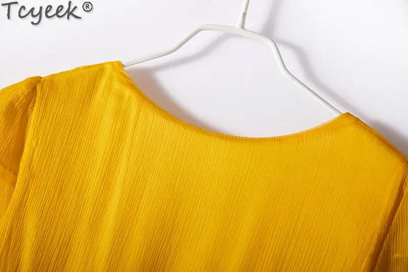 Aurelia Mulberry Silk Midi Dress