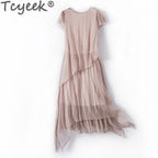 Aurelia Mulberry Silk Midi Dress