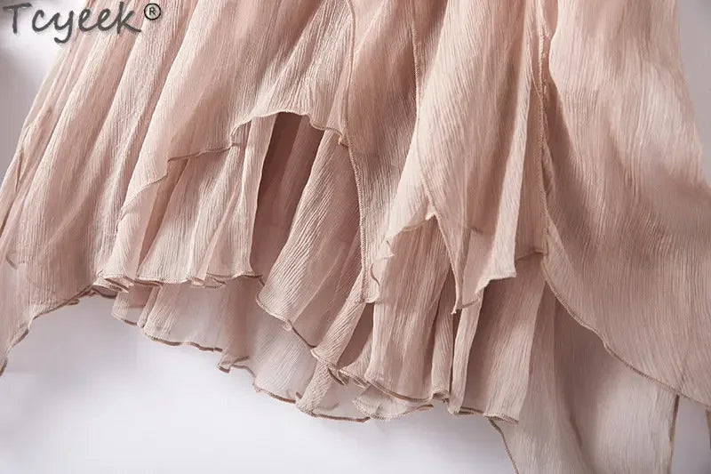 Aurelia Mulberry Silk Midi Dress