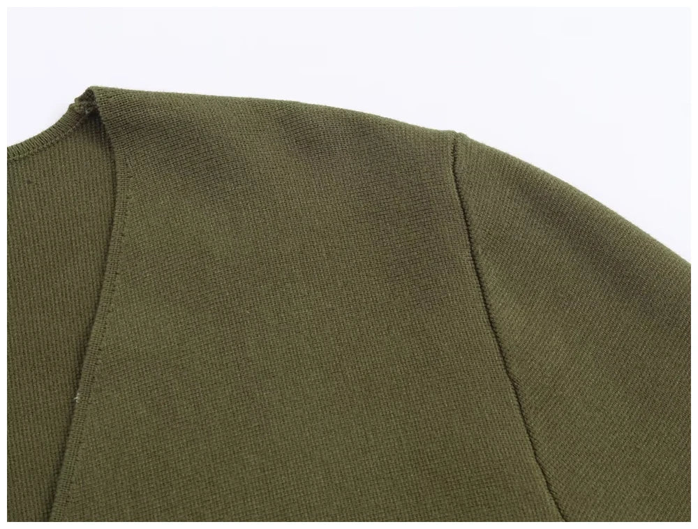 Aveline Tie-Waist Knit Cardigan