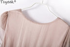 Aurelia Mulberry Silk Midi Dress