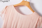 Aurelia Mulberry Silk Midi Dress