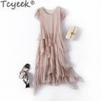 Aurelia Mulberry Silk Midi Dress