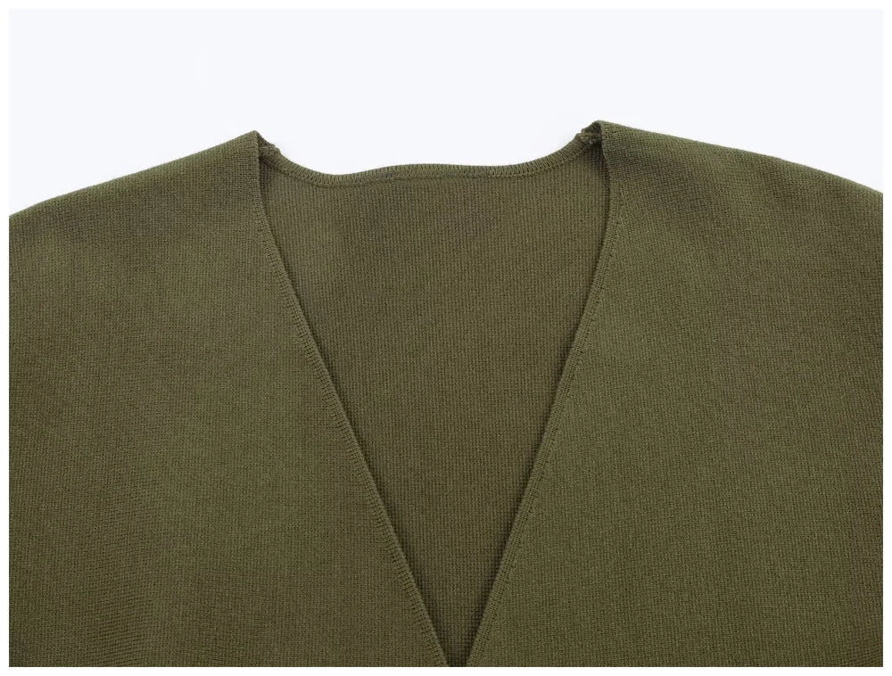 Aveline Tie-Waist Knit Cardigan