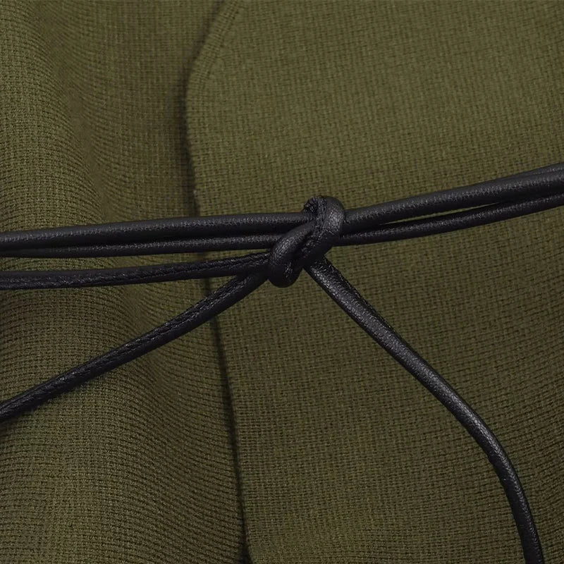 Aveline Tie-Waist Knit Cardigan